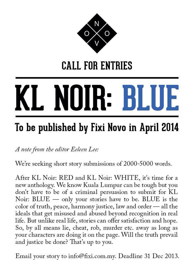 Call for Crime Story submissions: Fixi Novo